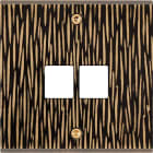 MODELEC - Façade Fascination Laiton Fauve Simple M2 à Vis