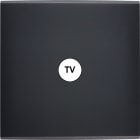 MODELEC - Façade Confidence Laiton Noir Simple C1; Façade magnétique.