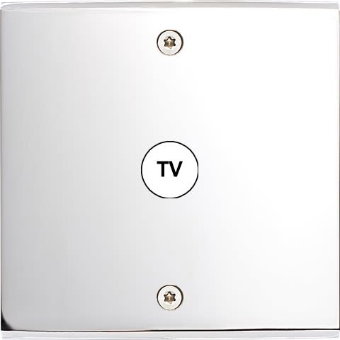 MODELEC - Façade Confidence Laiton Chrome Simple C1 à Vis