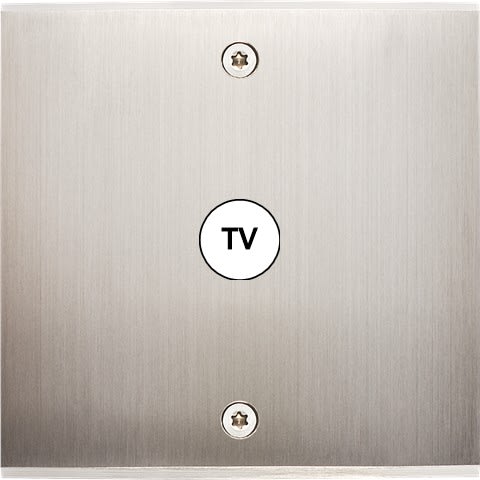 MODELEC - Façade Confidence Laiton Nickel Satine Simple C1 à Vis