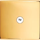 MODELEC - Façade Confidence Laiton Or Miroir Simple C1