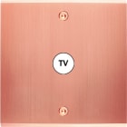 MODELEC - Façade Confidence Laiton Cuivre Satine Simple C1 à Vis