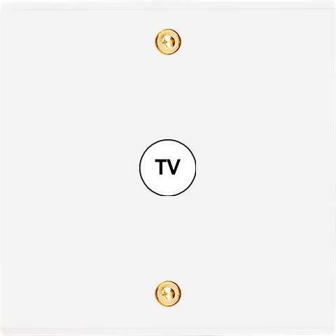 MODELEC - Façade Confidence Laiton Blanc Email Simple C1 à Vis