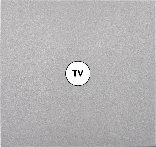 MODELEC - Façade Désir Aluminium Mat Simple Tv; Façade à clip.