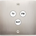 MODELEC - Façade Confidence Laiton Nickel Satine Simple C3 à Vis