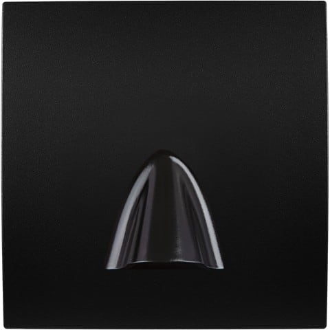 MODELEC - Façade Karo Noir Soft Touch Sortie De Cable