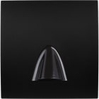 MODELEC - Façade Karo Noir Soft Touch Sortie De Cable