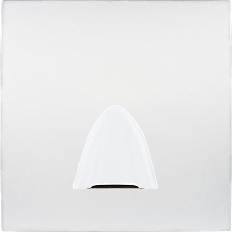 MODELEC - Façade Collection Karo Blanc Simple Sortie De Cable