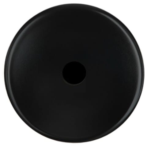 MODELEC - Façade Iris Noir Soft Touch Simple Sortie De Cable