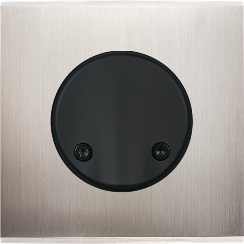 MODELEC - Façade Confidence Laiton Nickel Satine Simple SC Aimant