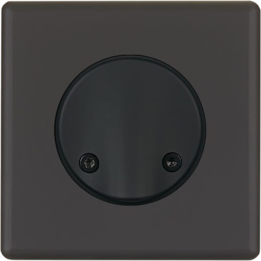 MODELEC - Façade Hitera Noir Soft Simple Sc; Façade à clip.