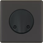 MODELEC - Façade Hitera Noir Soft Simple Sc; Façade à clip.