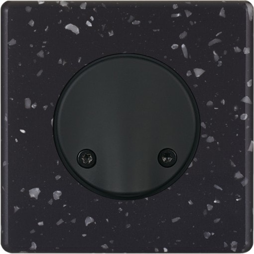 MODELEC - Façade Hitera Noir Terra Simple Sc; Façade à clip.