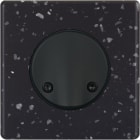 MODELEC - Façade Hitera Noir Terra Simple Sc; Façade à clip.