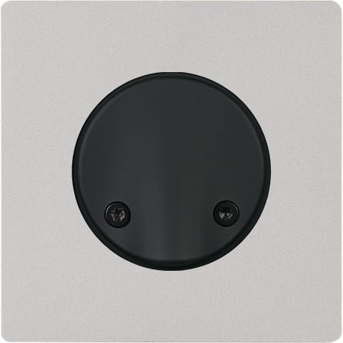 MODELEC - Façade "M" Nickel Sable Simple SC magnétique