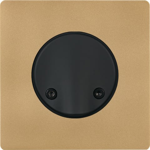 MODELEC - Façade "M" Laiton Sable Simple SC magnétique