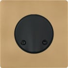 MODELEC - Façade "M" Laiton Sable Simple SC magnétique