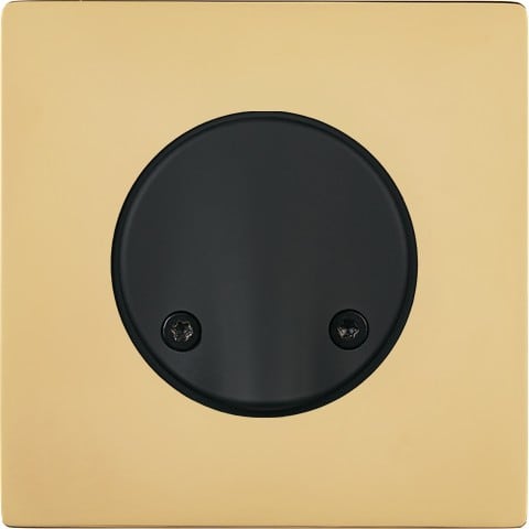 MODELEC - Façade "M" Laiton Miroir Simple SC magnétique