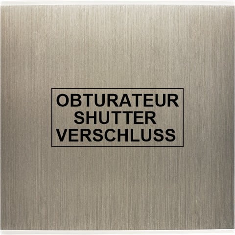 MODELEC - Façade Confidence Laiton Acier Simple O1 Magnetique