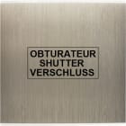 MODELEC - Façade Confidence Laiton Acier Simple O1 Magnetique