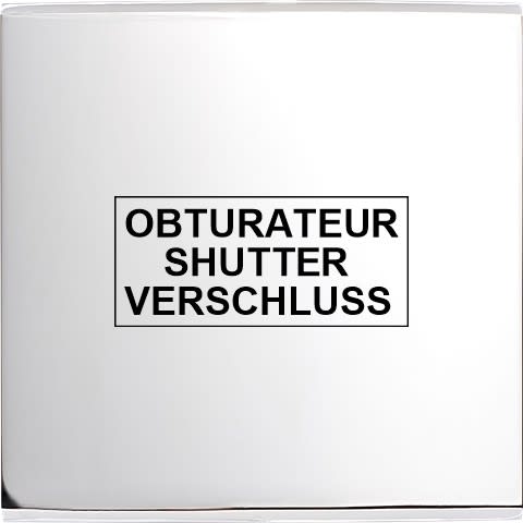 MODELEC - Façade Confidence Laiton Chrome Simple Obturateur