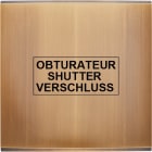 MODELEC - Façade Confidence Laiton Vieux Bronze Simple Obturateur