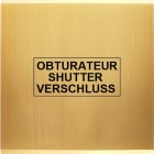 MODELEC - Façade Confidence Laiton Satine Simple Obturateur