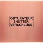 MODELEC - Façade Confidence Laiton Cuivre Satine Simple Obturateur