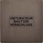 MODELEC - Façade "M" Laiton Canon De Fusil Simple 1 Obturateur magnétique