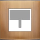 MODELEC - Façade Confidence Laiton Bronze Simple Detecteur-Carte-Prise Multi