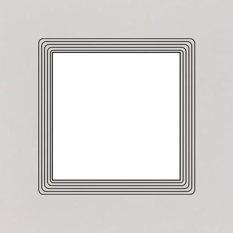 MODELEC - Façade Empreintes VOLUME Blanc Simple pour Détecteur de présence ou prise inter