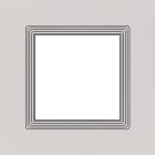 MODELEC - Façade Empreintes VOLUME Blanc Simple pour Détecteur de présence ou prise inter