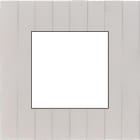 MODELEC - Façade Empreintes LIGNE Blanc Simple pour Détecteur de présence ou prise interna