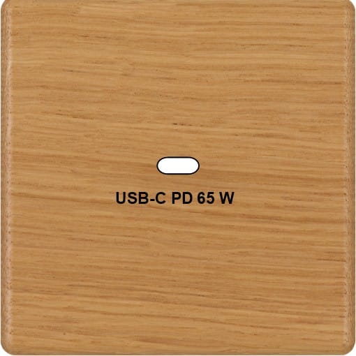 MODELEC - Façade Hitera Chene Clair Simple USB Power Delivery