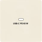 MODELEC - Façade "M" Ivoire Simple USB Power Delivery magnétique