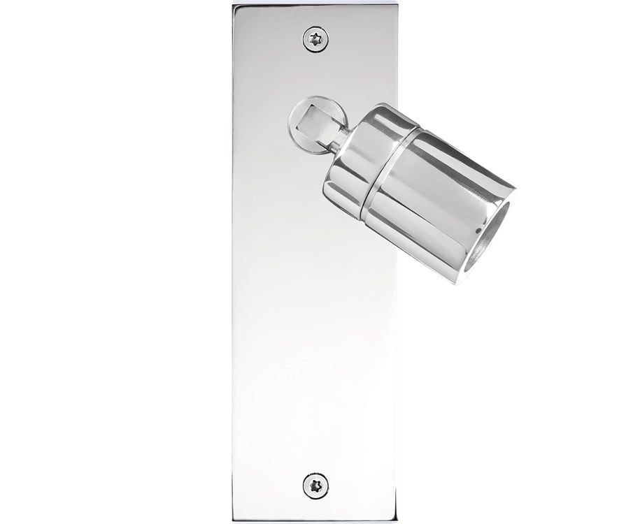 MODELEC - Façade Confidence Laiton Chrome Etroite Longue Spot 360°