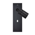 MODELEC - Façade Confidence Laiton Noir Mat Etroite Longue Spot 360° + B1