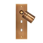 MODELEC - Façade Confidence Laiton Vieux Bronze Etroite Longue Spot + B2