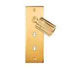MODELEC - Façade Confidence Laiton Or Miroir Etroite Longue Spot 360° + B2