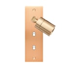 MODELEC - Façade Confidence Laiton Cuivre Satine Etroite Longue B2 + Spot 360°