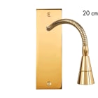 MODELEC - Façade Confidence Laiton Or Miroir Etroite Longue Liseuse 20