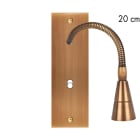 MODELEC - Façade Confidence Laiton Vieux Bronze Etroite Longue Liseuse 20 + B1