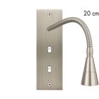 MODELEC - Façade Confidence Laiton Acier Brosse Etroite Longue Liseuse 20 + B1 B1