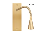 MODELEC - Façade Confidence Laiton Brosse Etroite Longue + Liseuse 30