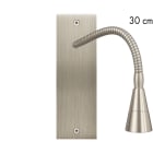 MODELEC - Façade Confidence Laiton Acier Brosse Etroite Longue + Liseuse 30