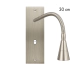 MODELEC - Façade Confidence Laiton Acier Brosse Etroite Longue Liseuse 30 + B1