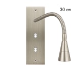 MODELEC - Façade Confidence Laiton Acier Brosse Etroite Longue Liseuse 30 + B1 B1