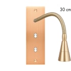 MODELEC - Façade Confidence Laiton Cuivre Satine Etroite Longue B2 + Lis 30