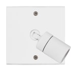 MODELEC - Façade Confidence Laiton Blanc Mat Simple Spot 360° Vis