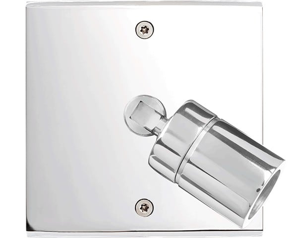 MODELEC - Façade Confidence Laiton Chrome Simple Spot 360° à Vis